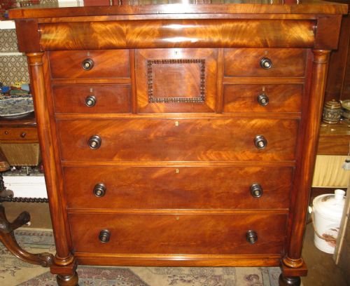 mahogany scotch chest of drawers