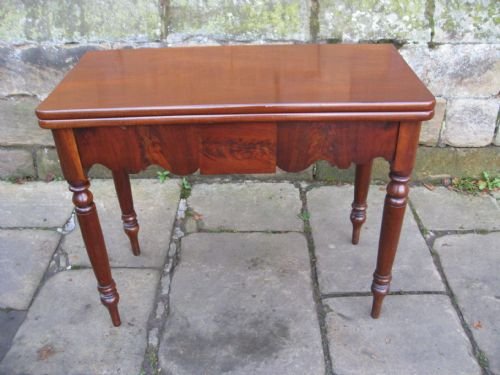victorian mahogany tea table