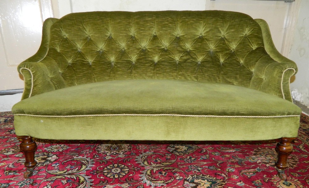 small victorian sofa
