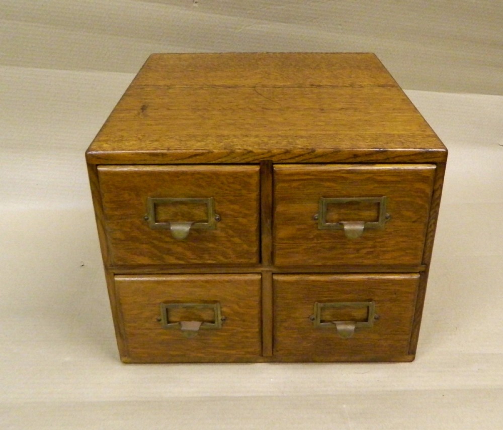 small oak filing cabinet