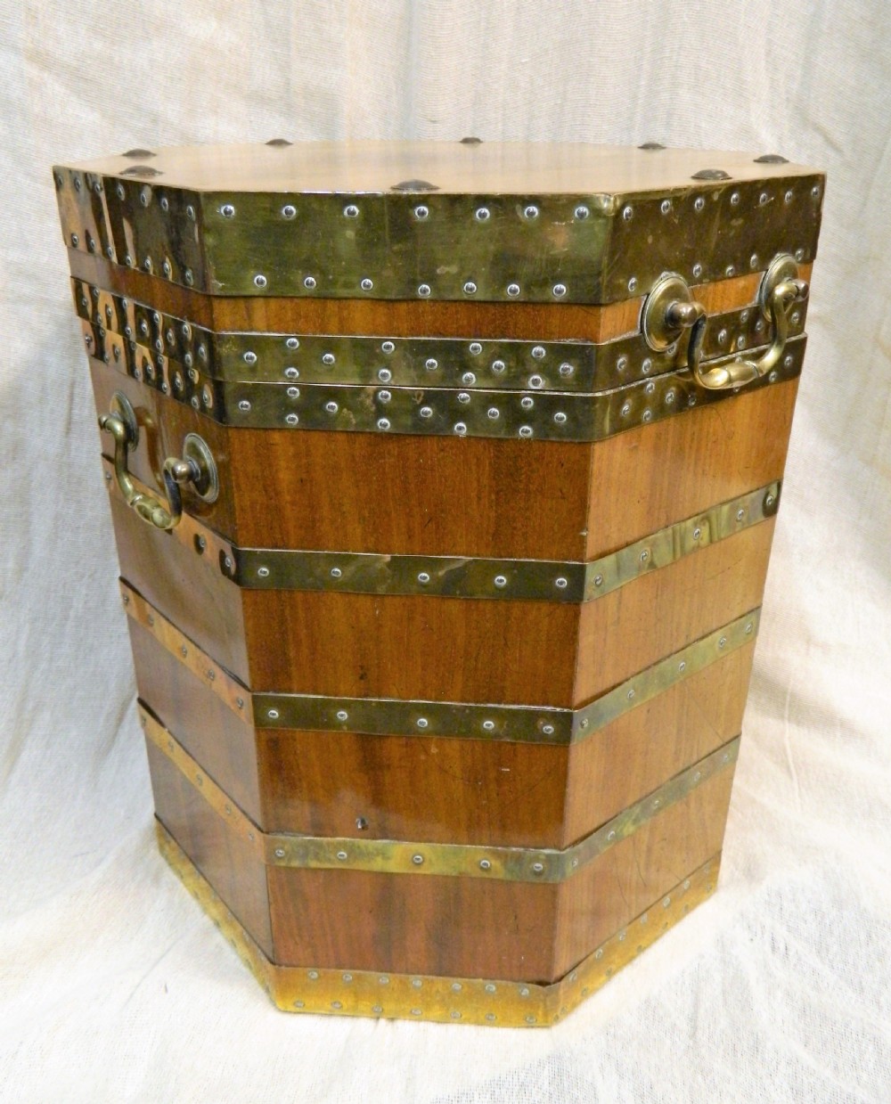 brass bound chest