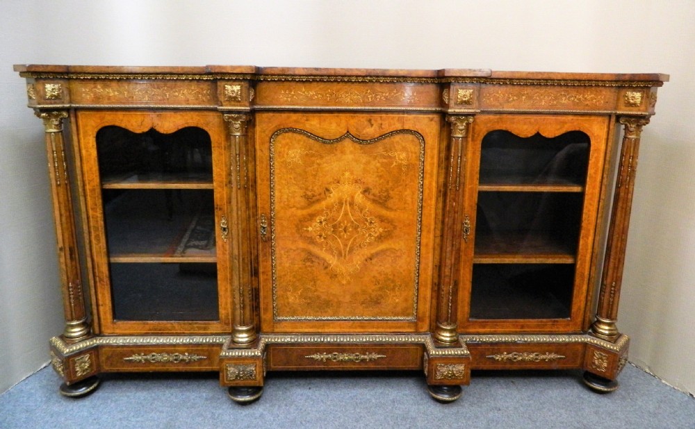 outstanding quality walnut credenza
