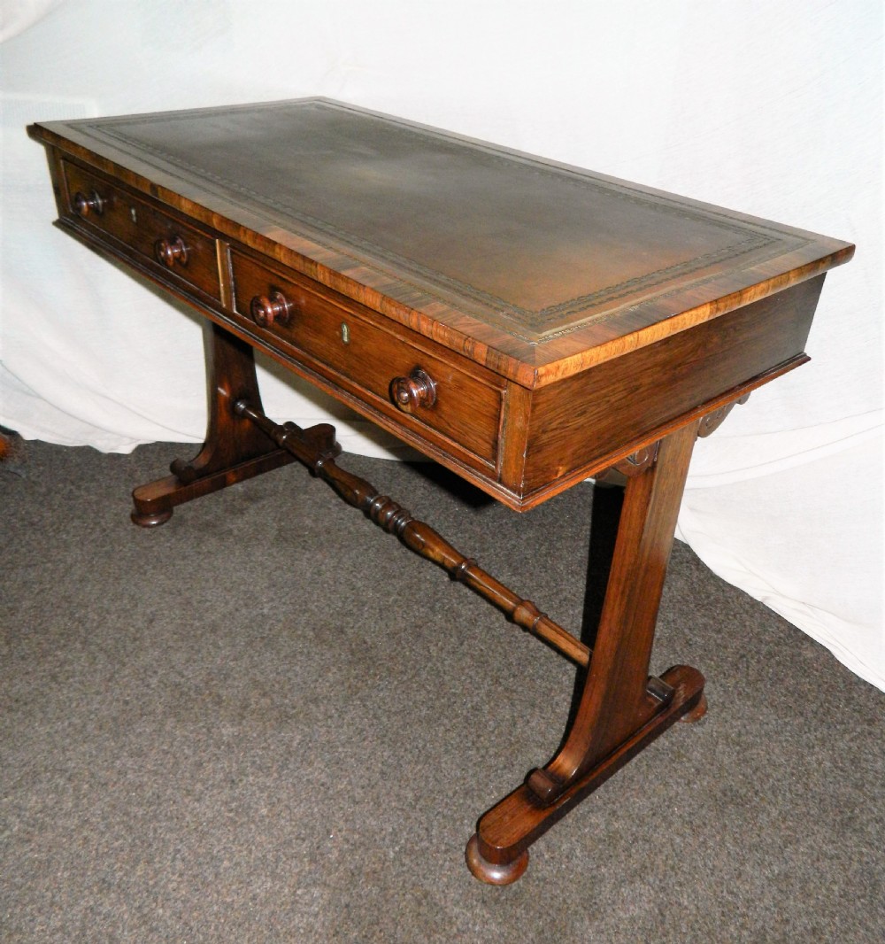 william iv rosewood writing table library table