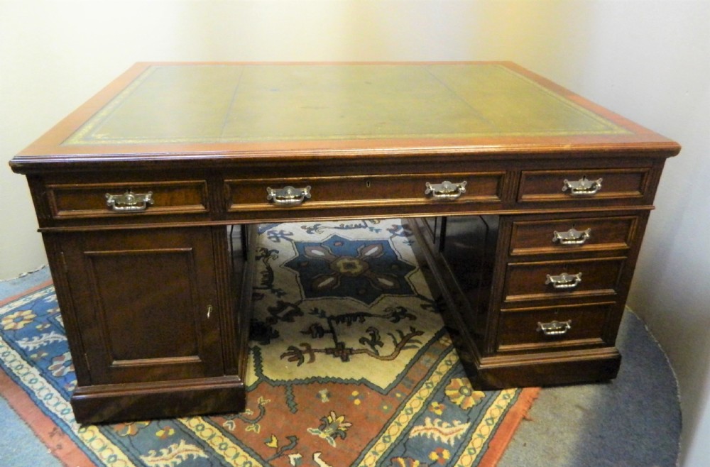 mahogany partners desk maple co