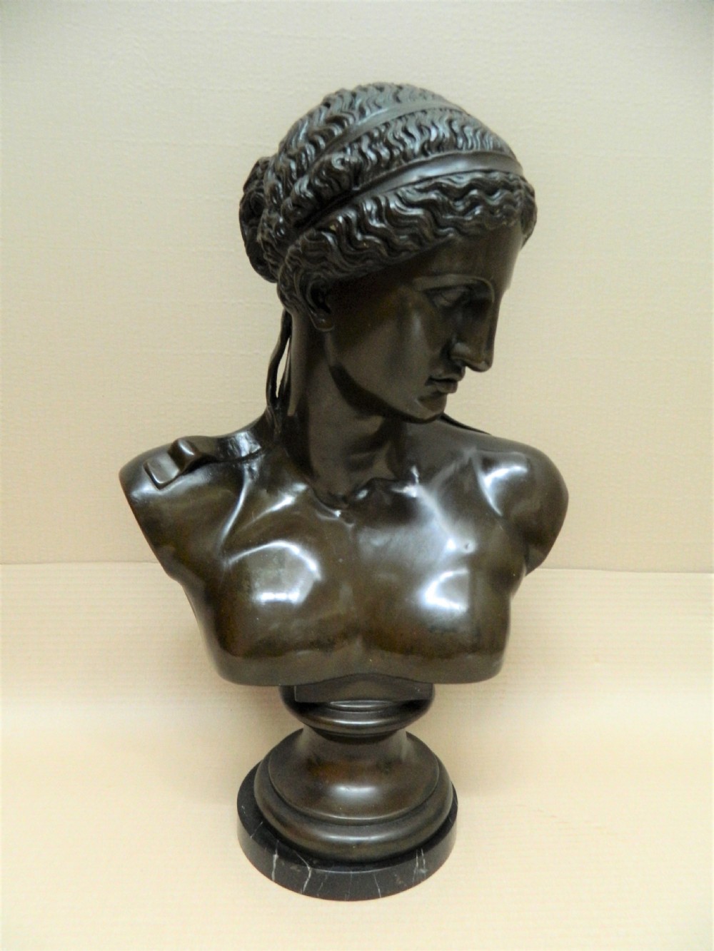 19th century bronze bust