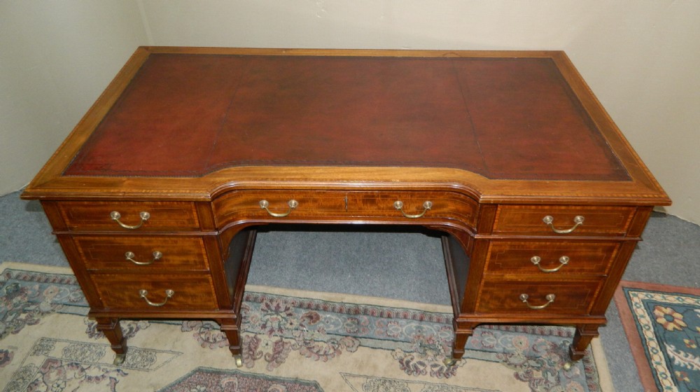large mahogany desk maple co