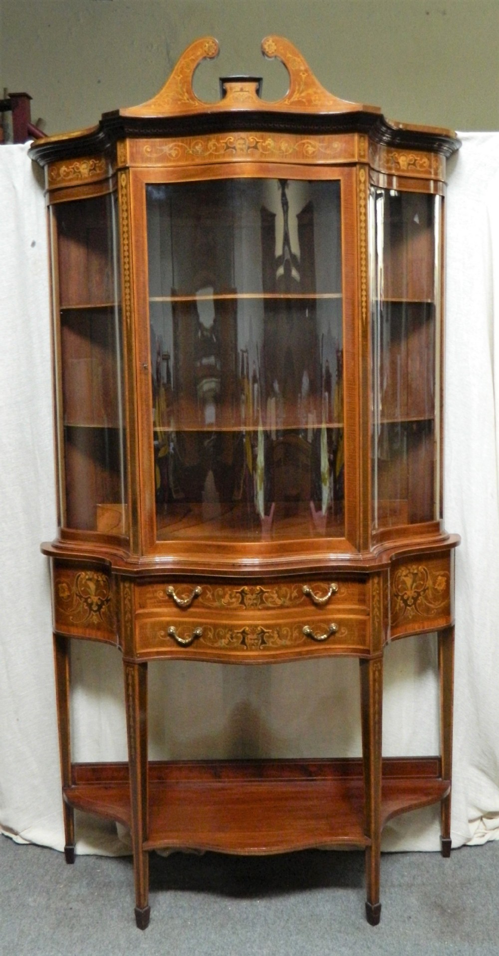inlaid display cabinet paterson smith innes edinburgh