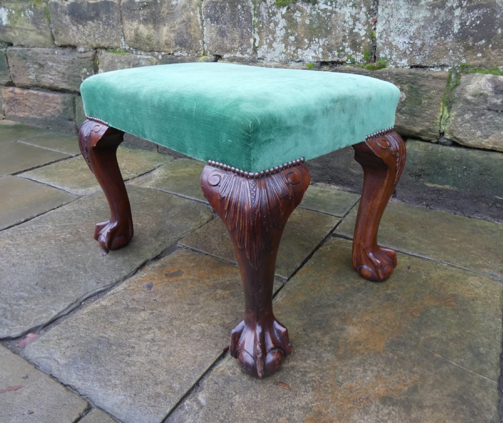 mahogany stool