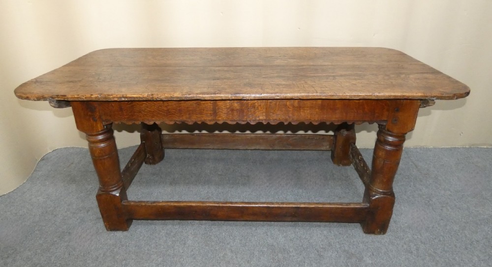 17th century oak refectory table