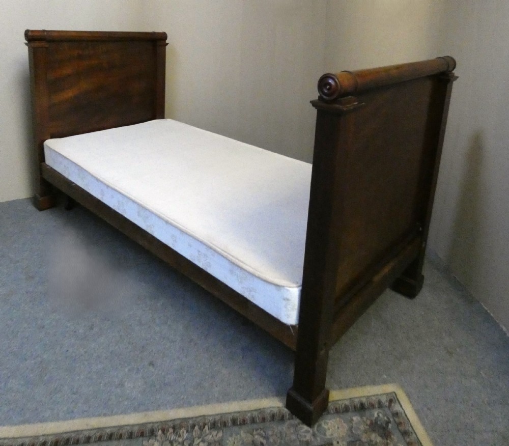 mahogany single bed