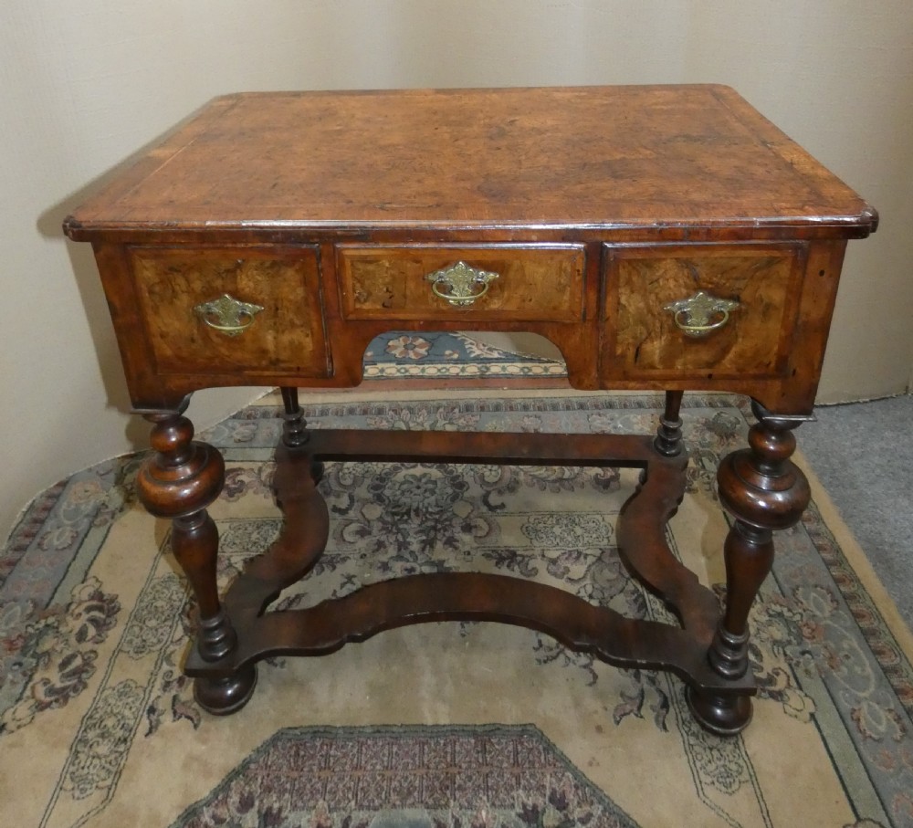18th century walnut lowboy
