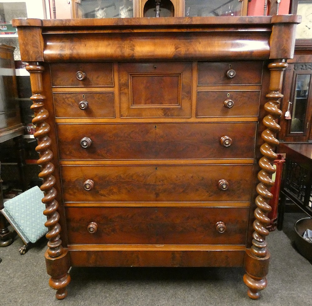 mahogany scotch chest of drawers